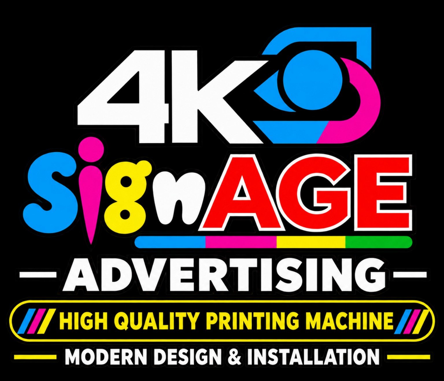 Official 4K Signage Advertising brand logo